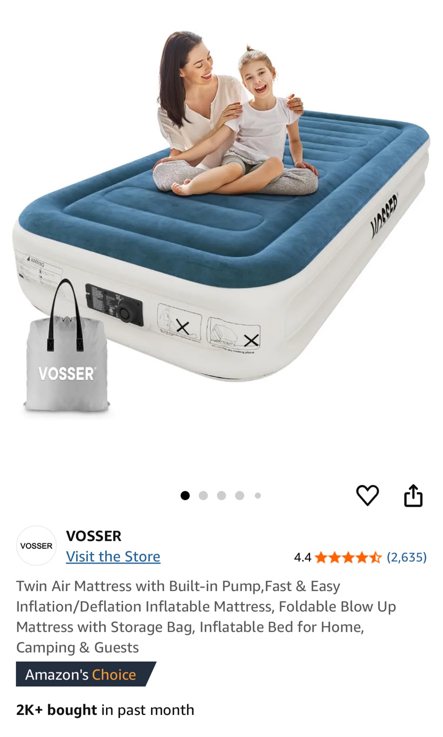 VOSSER Twin Air Mattress