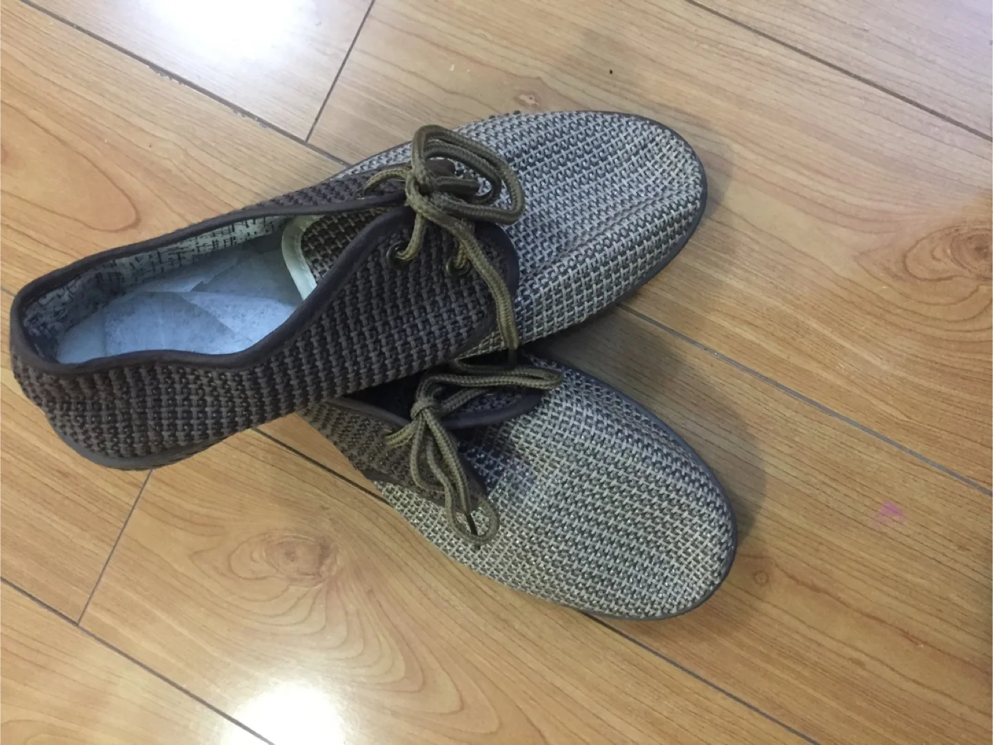Brown and Tan Sneakers#freecycle image indicator(2)