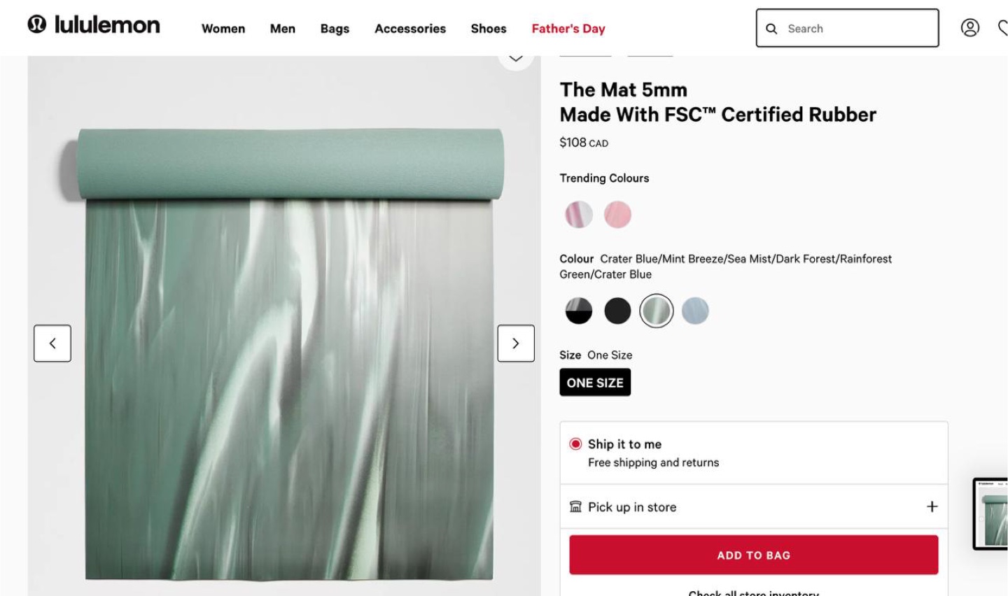 Lululemon Yoga Mat - photo 2