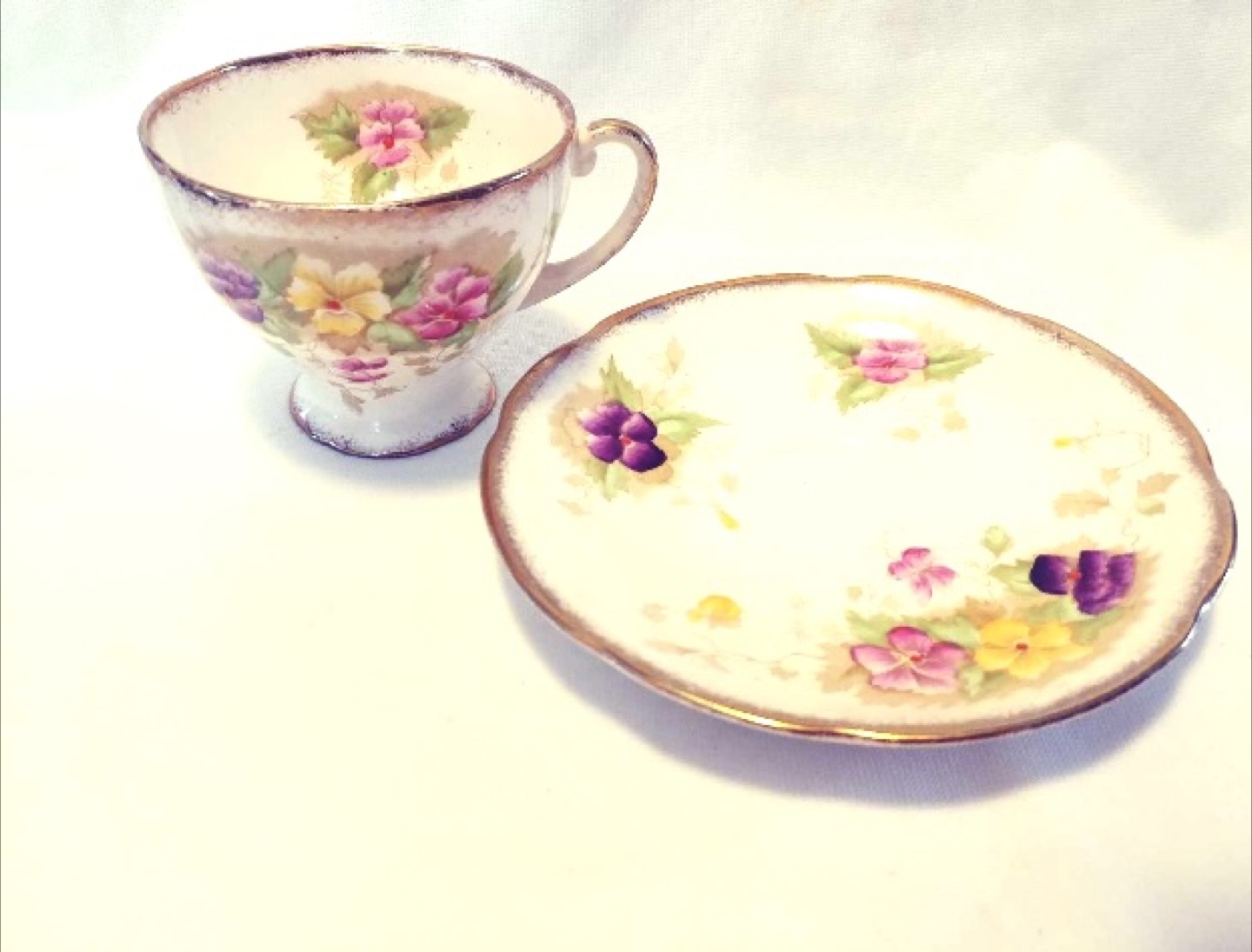 Vintage Two tea cup royal standard - photo 3