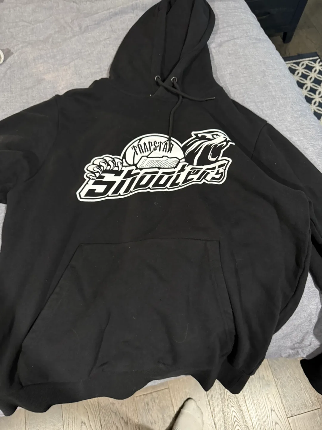 Trapstar Shooters Hoodie - Black thumbnail