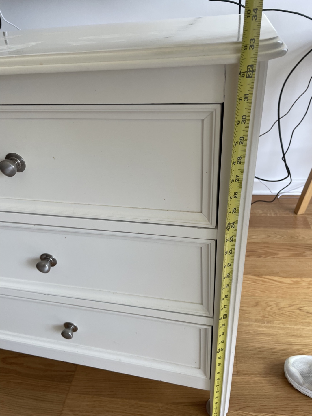 White Dresser with 6 Drawers - photo 4