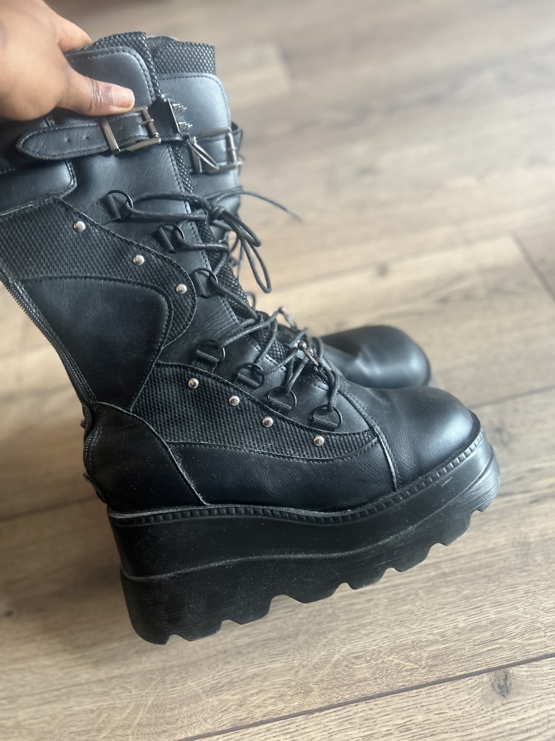 Black Platform Boots