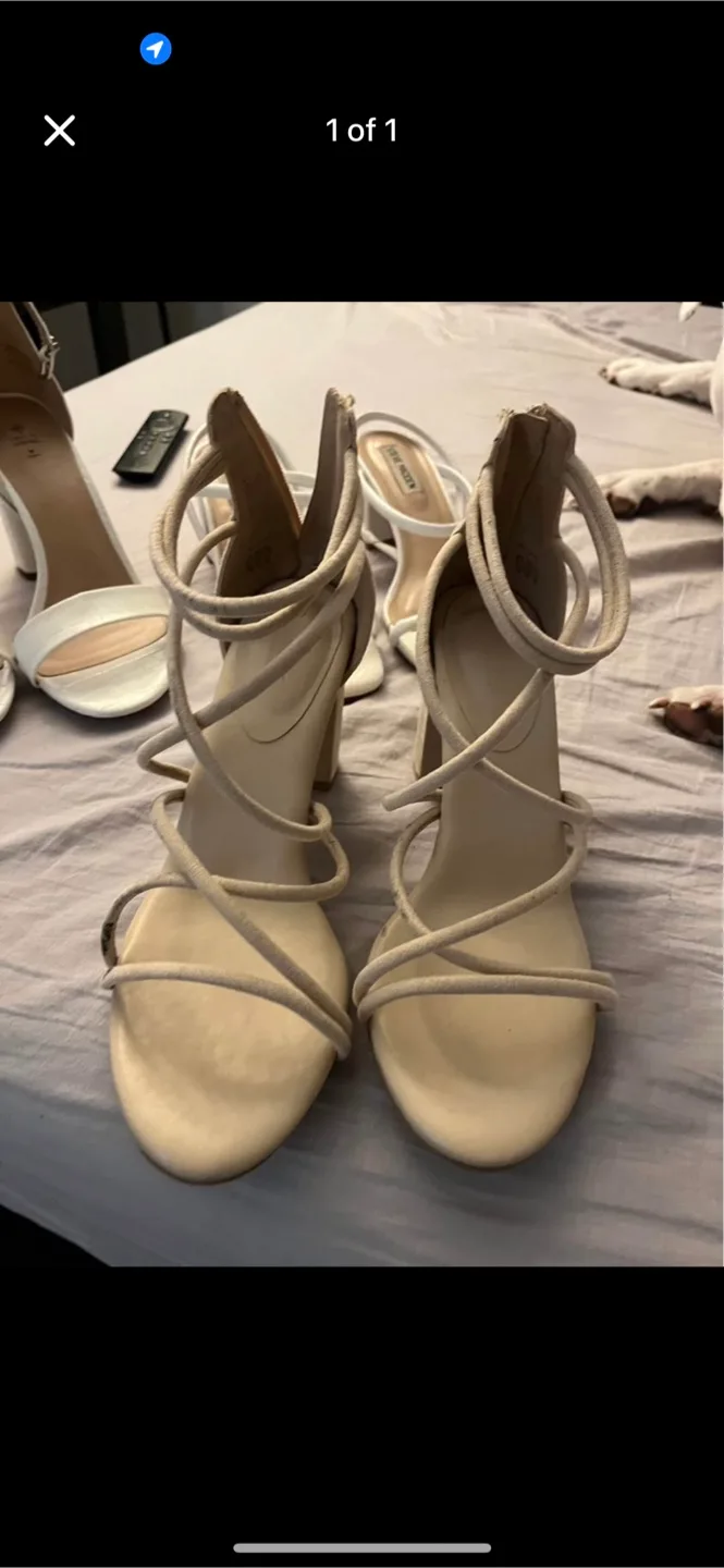 Steve Madden Cream Heels thumbnail