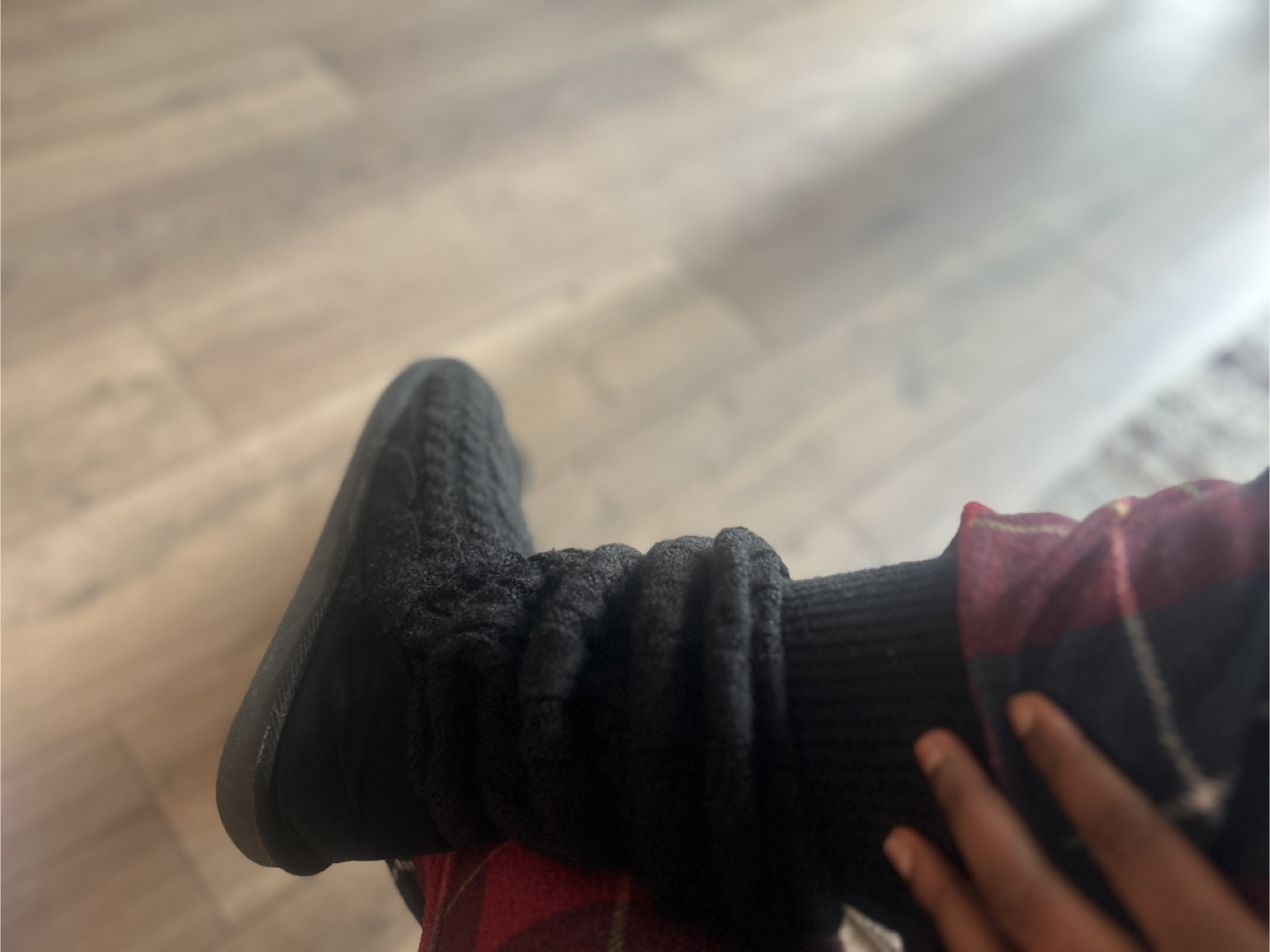 Cozy Black Slipper Boots - photo 2