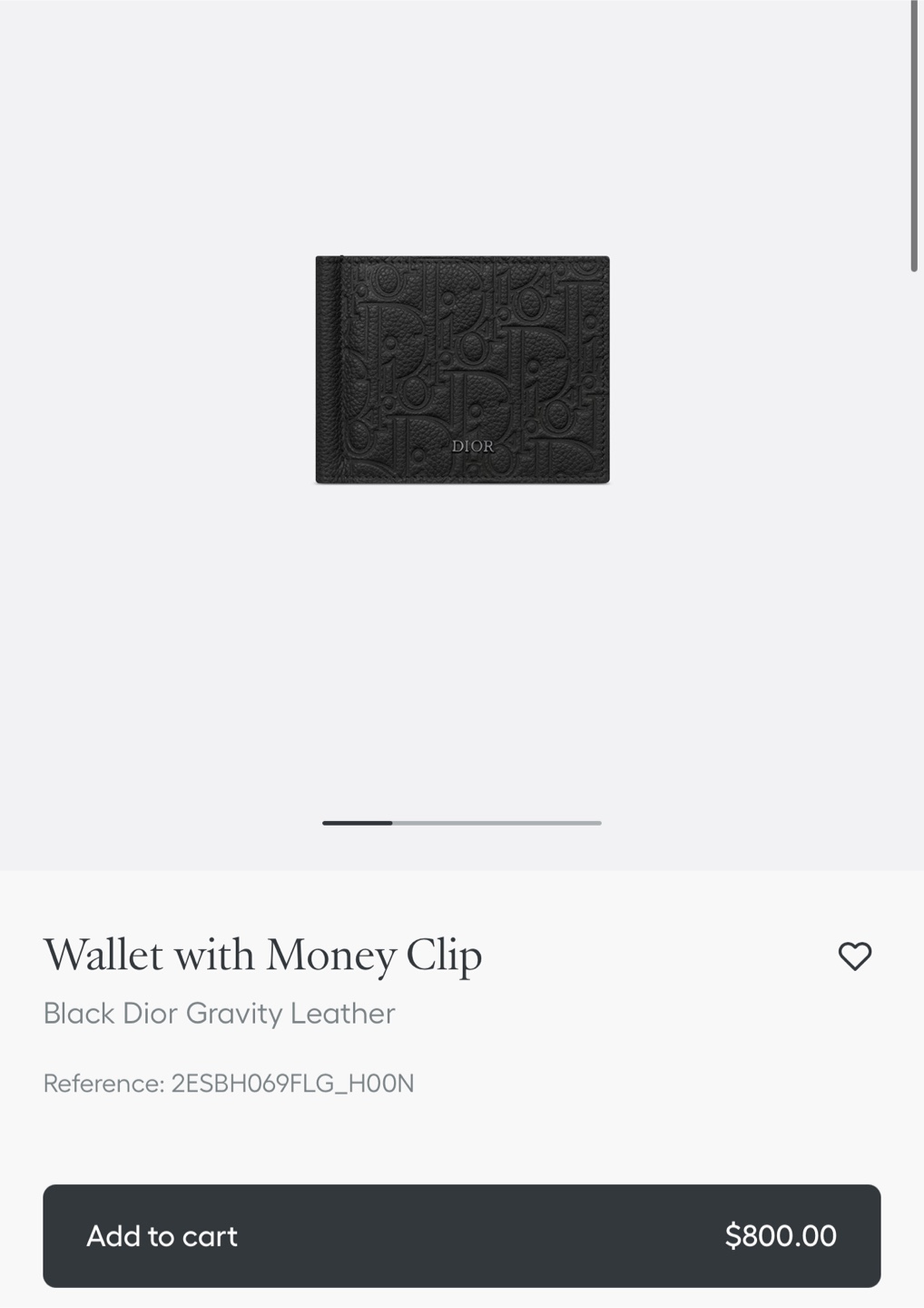 Dior Money Clip Wallet - photo 4