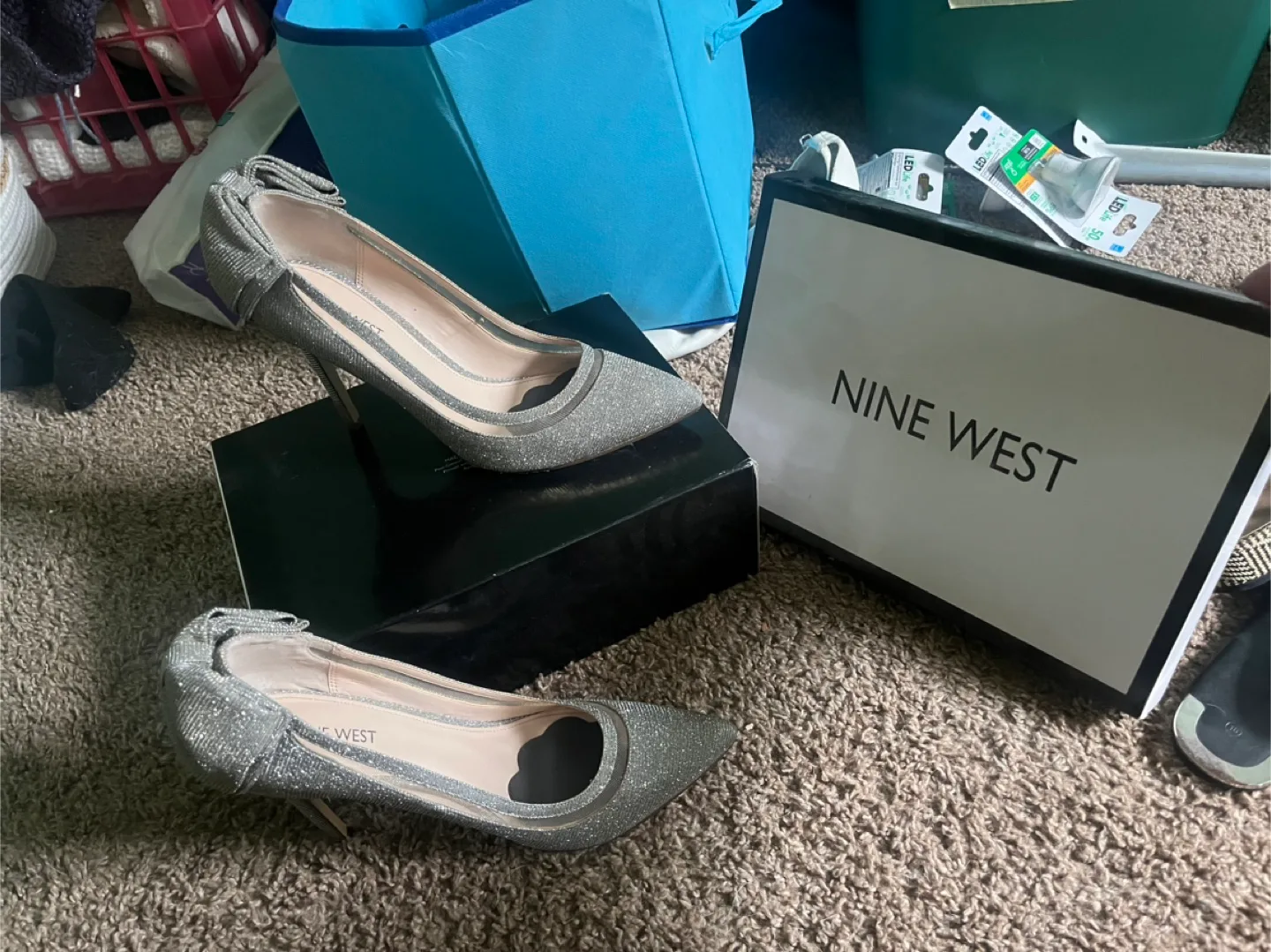 Nine West Sparkly Heels thumbnail