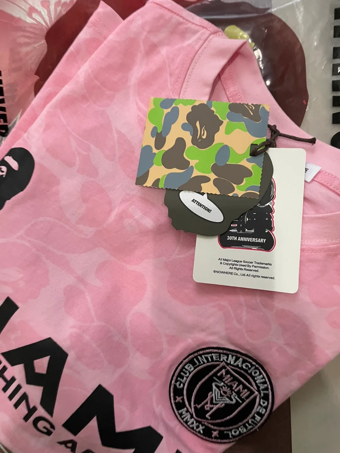 A Bathing Ape Pink T-Shirt thumbnail