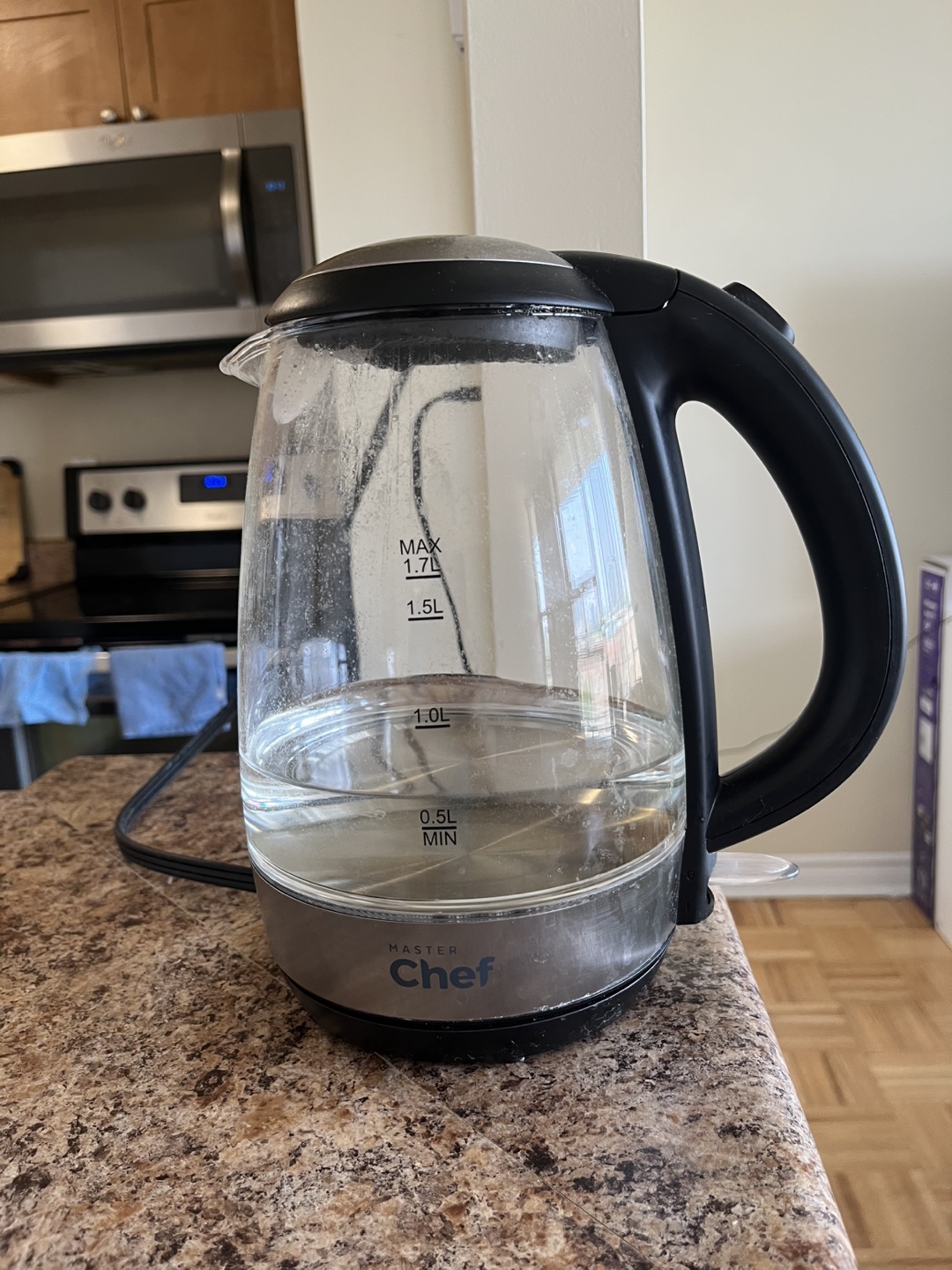 Master Chef 1.7 Litre Electric Glass Kettle