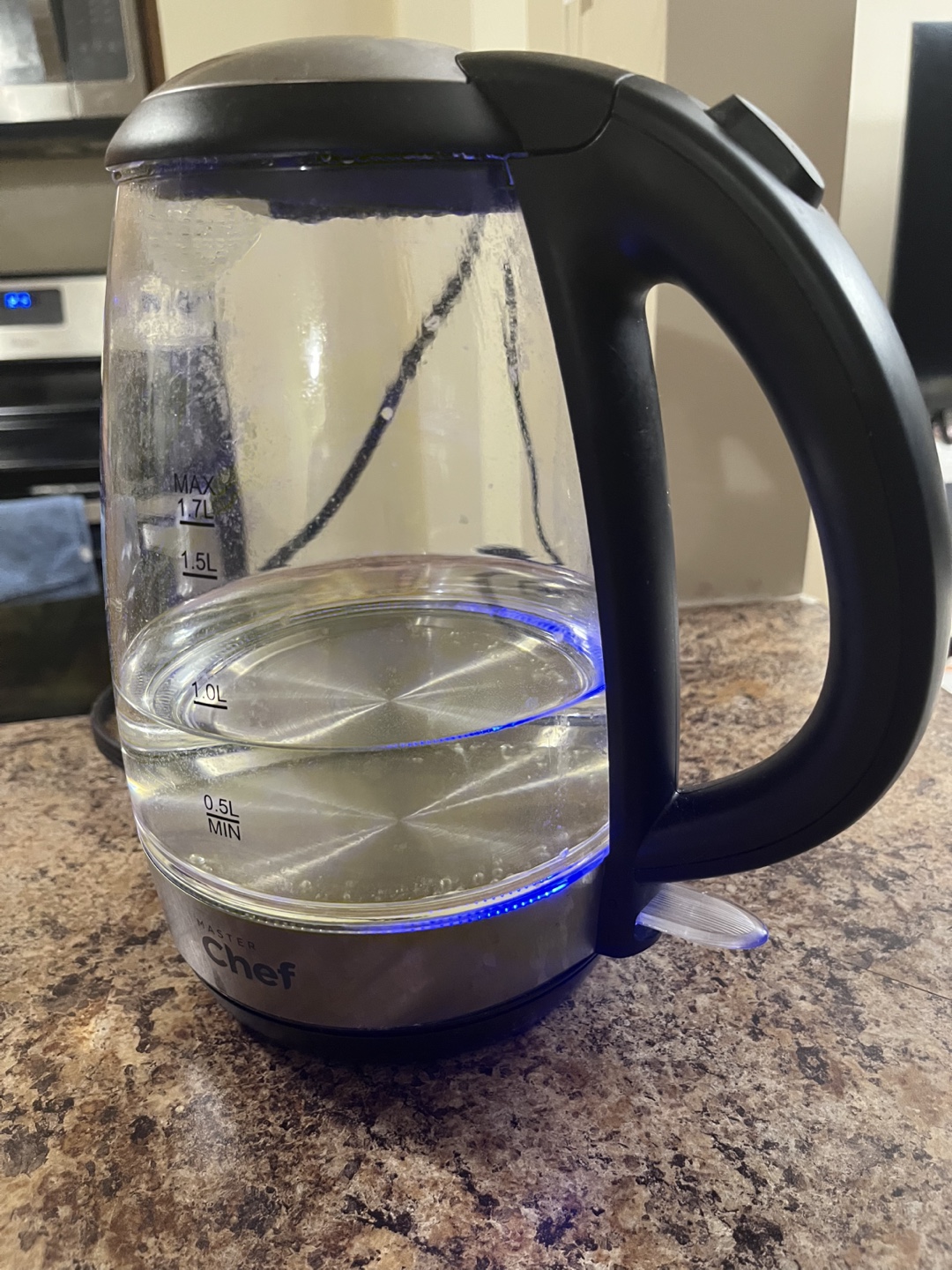 Master Chef 1.7 Litre Electric Glass Kettle - photo 2