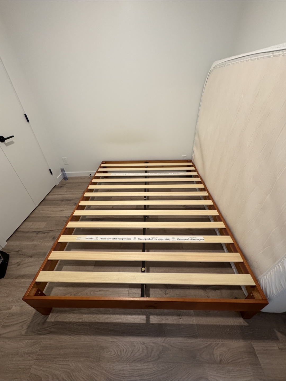 Queen Wood Bed Frame (optional free mattress)