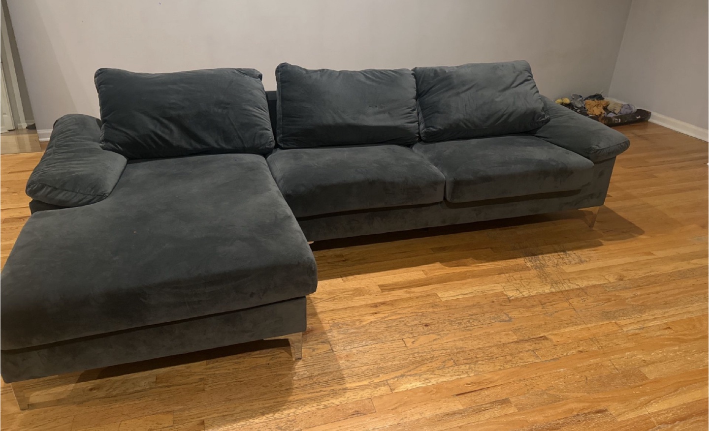 Gray Sectional Sofa - photo 3