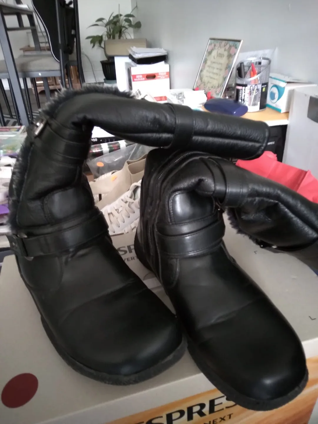 Black Winter Boots thumbnail