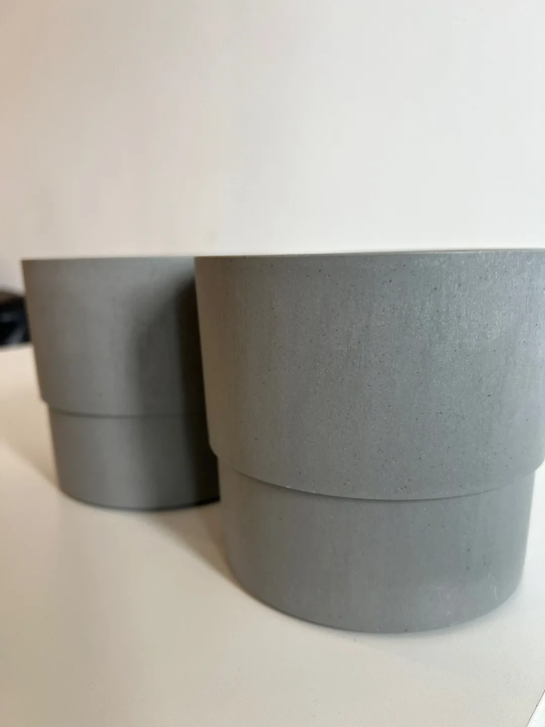 IKEA NYPON Plant pot, indoor/outdoor gray, 9 cm (3 ½ ") image indicator(2)