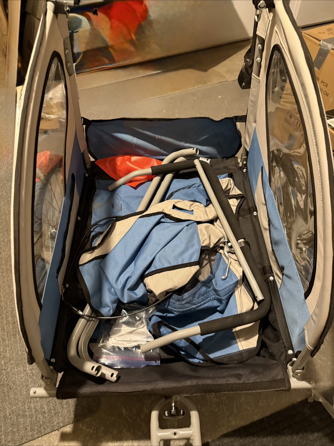 Bike trailer 2 seats for Kids - photo 4