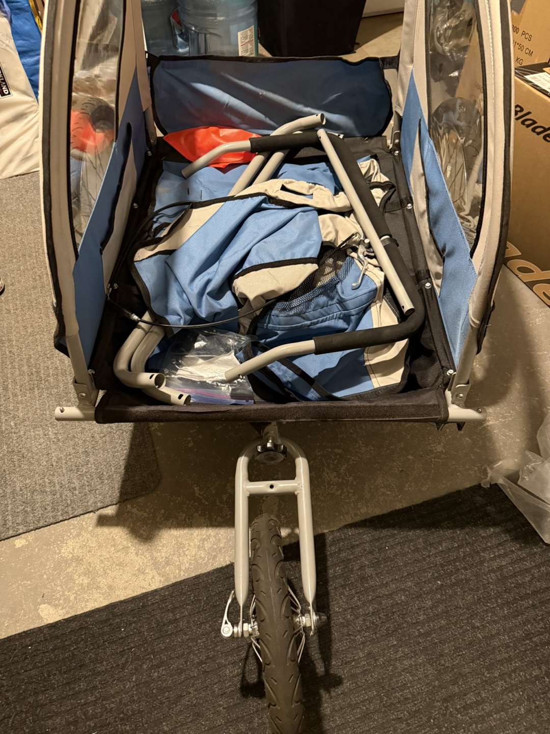Bike trailer 2 seats for Kids - photo 3