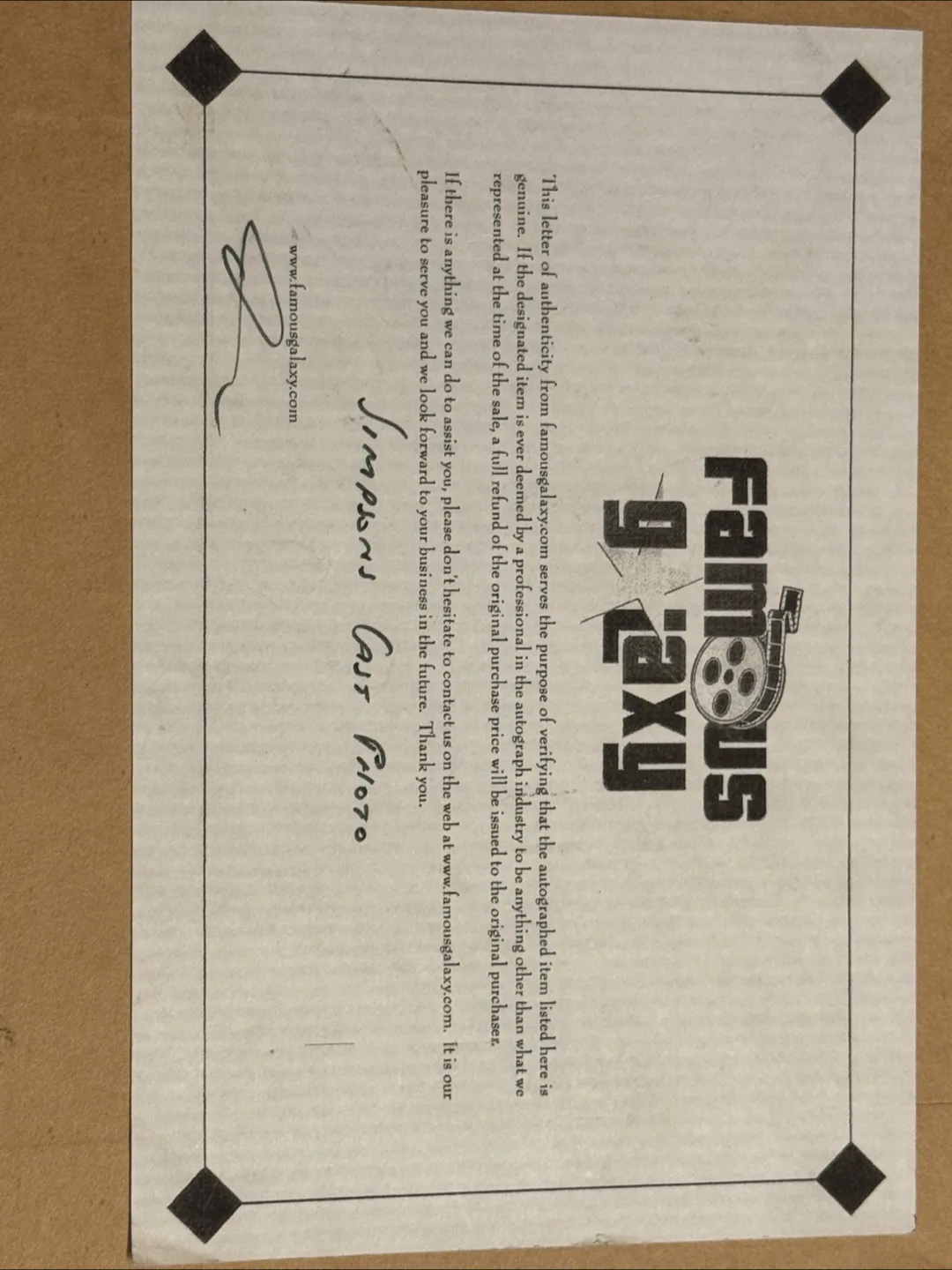 Framed Simpsons Cast Photo image indicator(3)