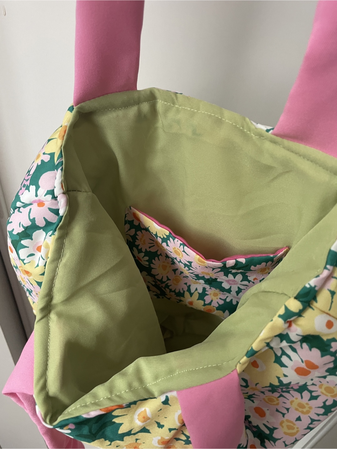Floral Plush Tote Bag - photo 3