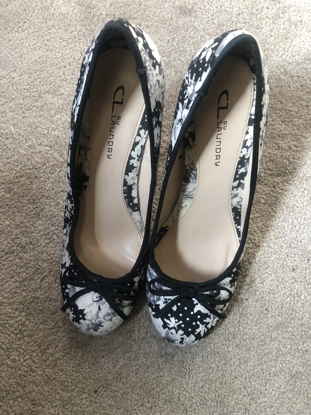 CL By Laundry Floral Heels