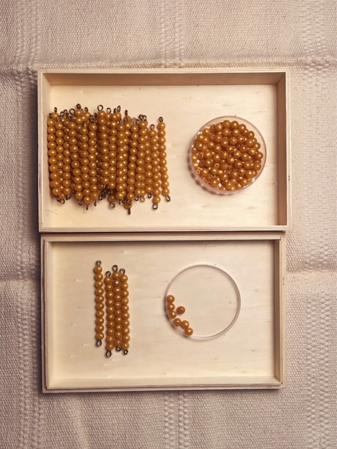 Wooden Montessori Bead Set thumbnail