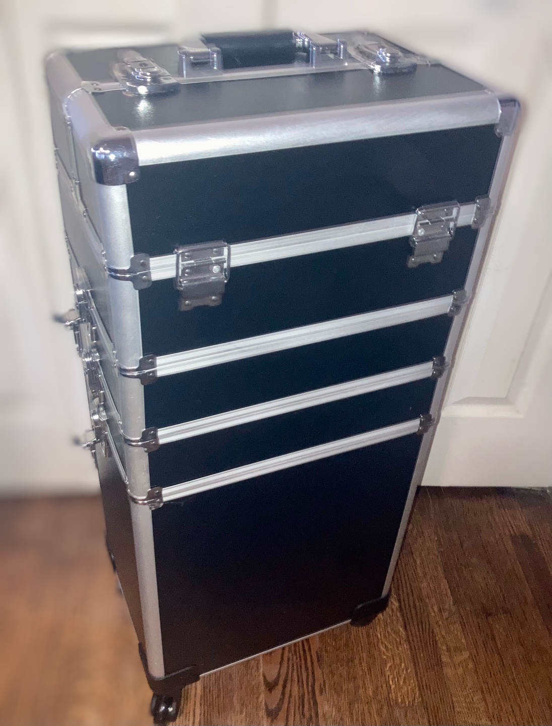 4 in 1 Rolling Makeup train Organizer