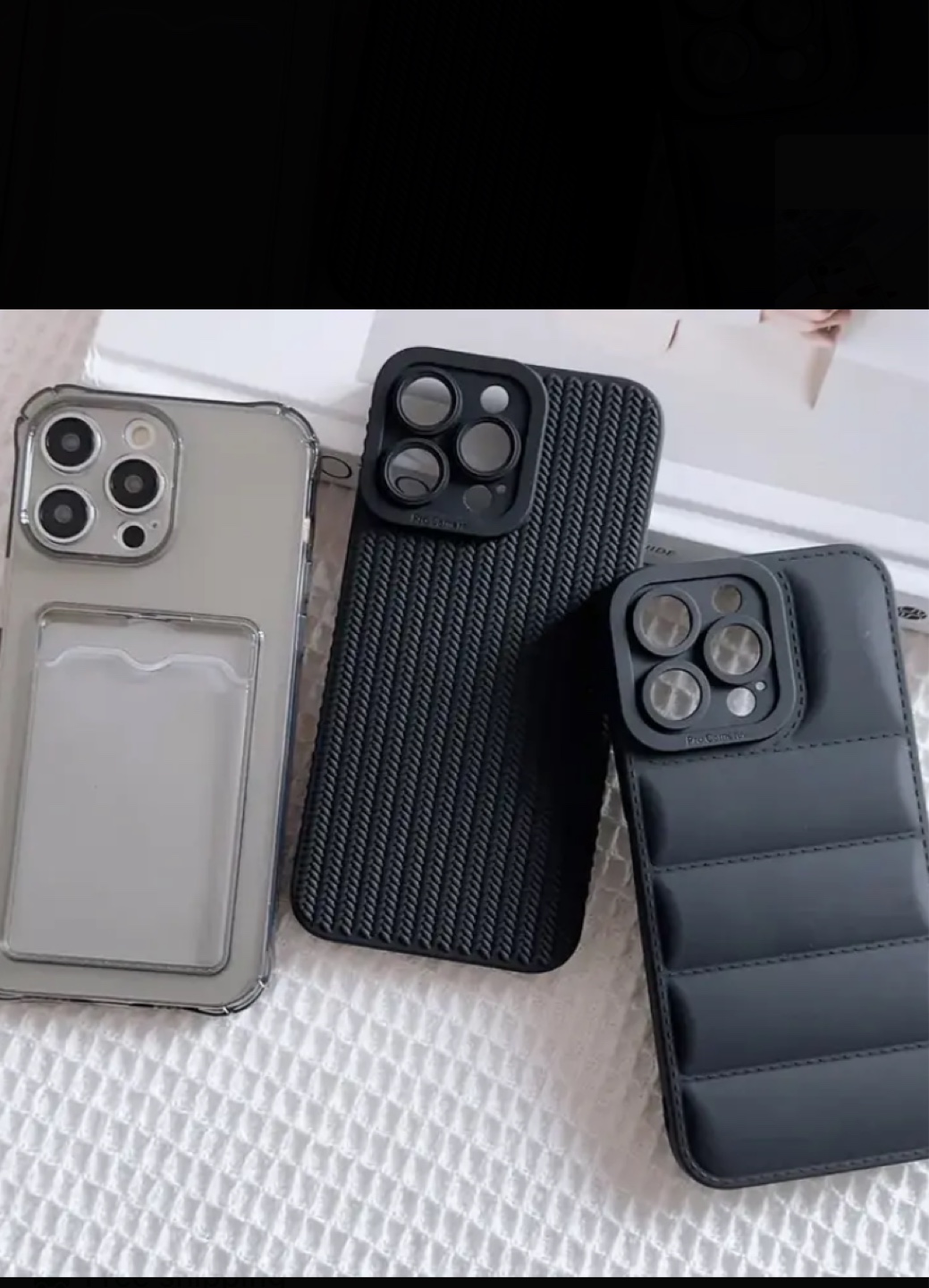 iPhone 16 pro max cases and screen protector - bundle of 3 - photo 2