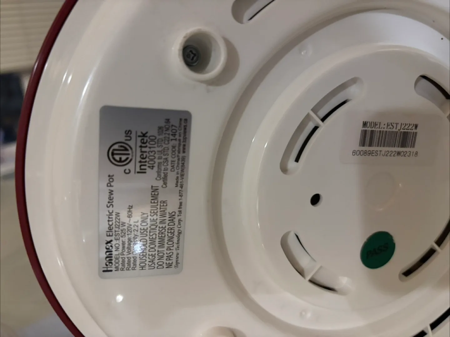 Hannex Electric Stew Pot image indicator(2)