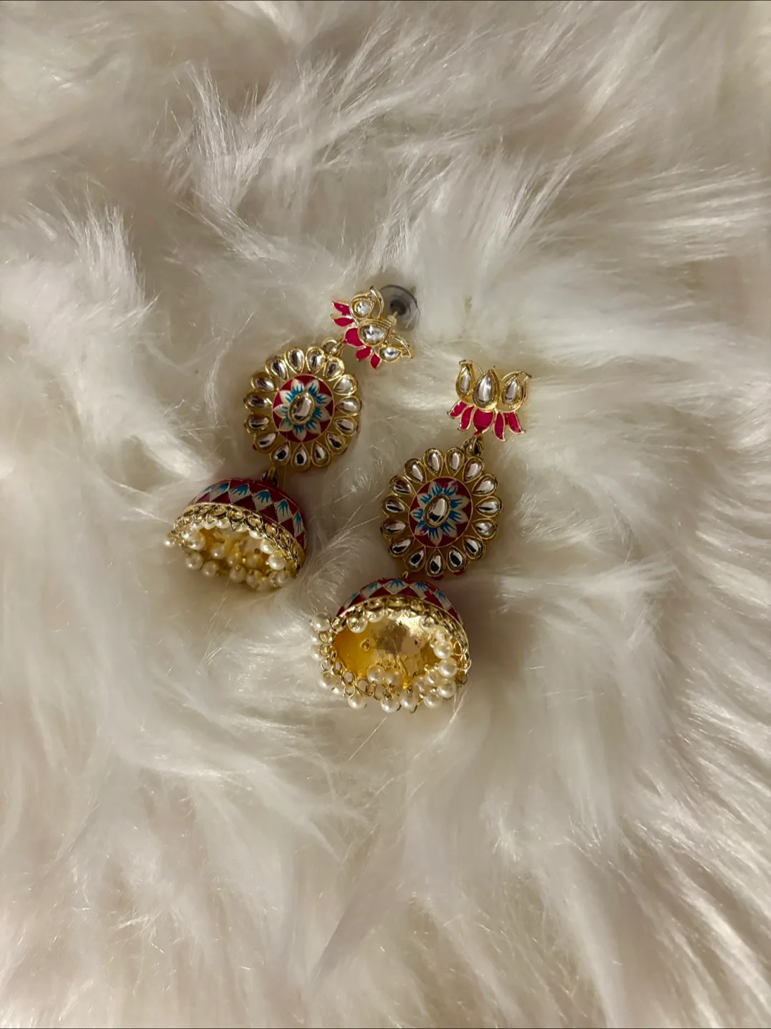Gold Drop Earrings thumbnail