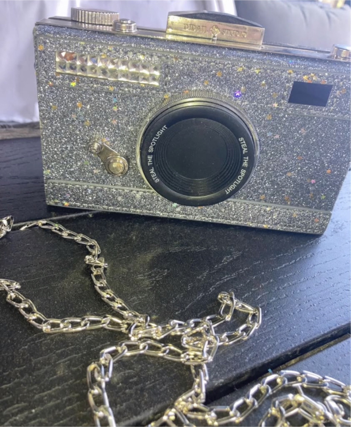 Sparkly Camera Clutch Purse - photo 3
