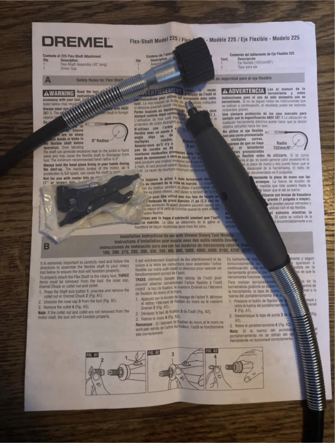 Dremel Rotary Tool Kit plus flexshaft - photo 5
