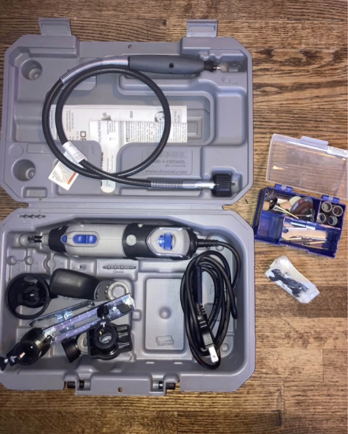 Dremel Rotary Tool Kit plus flexshaft