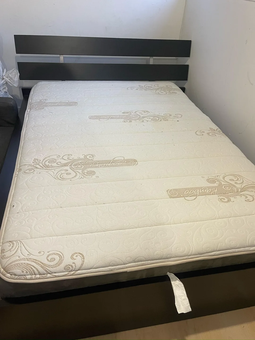 #freecycle IKEA HOPEN bed frame, full/double with a mattress image indicator(5)