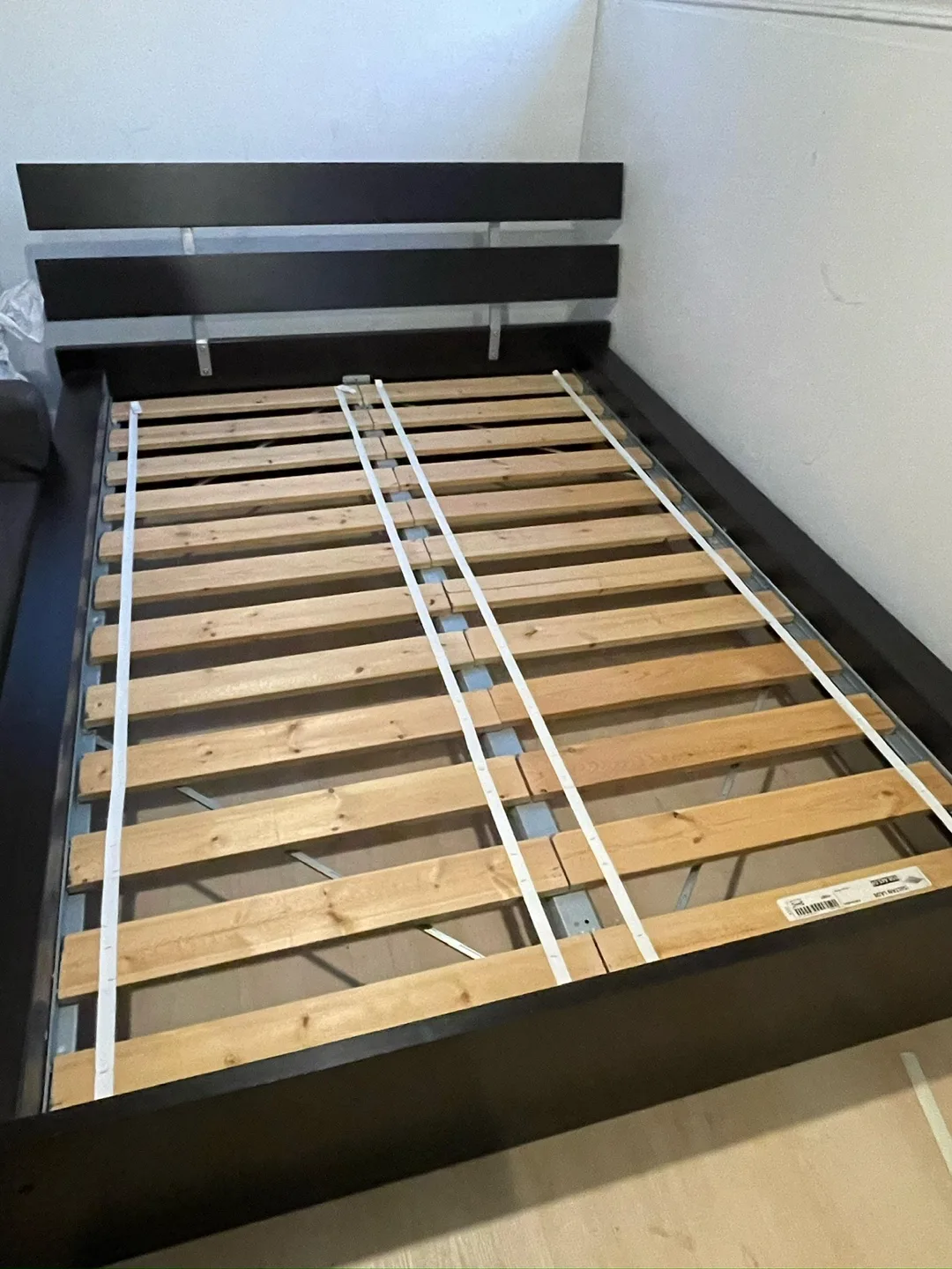 #freecycle IKEA HOPEN bed frame, full/double with a mattress thumbnail