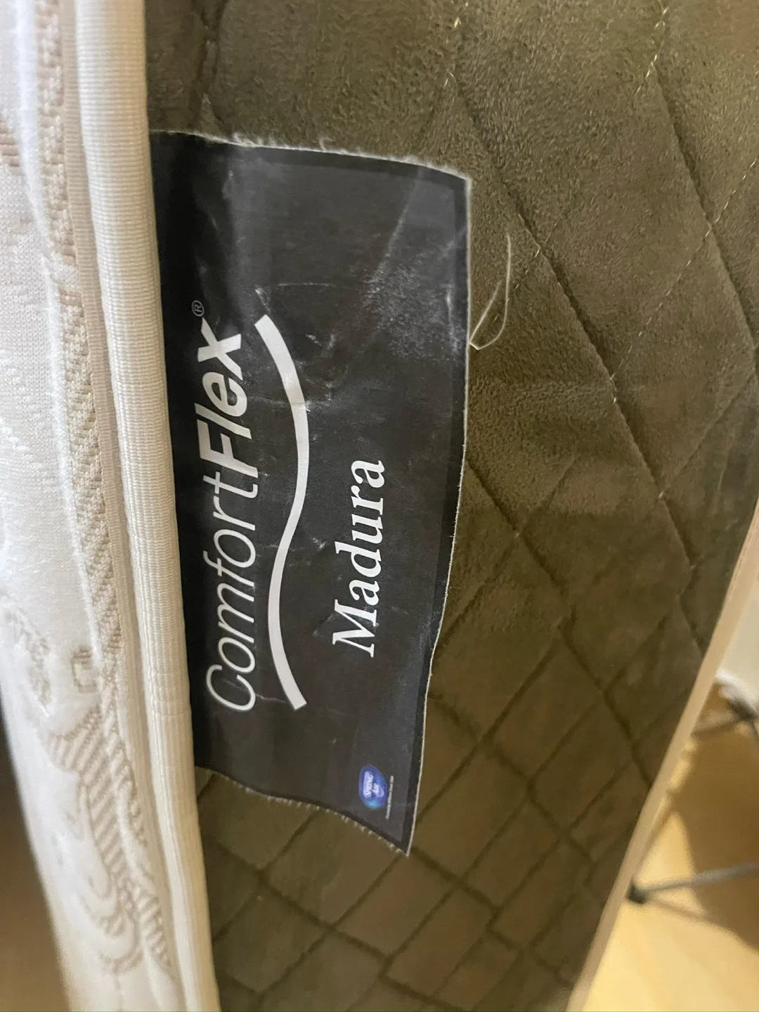 #freecycle IKEA HOPEN bed frame, full/double with a mattress image indicator(6)