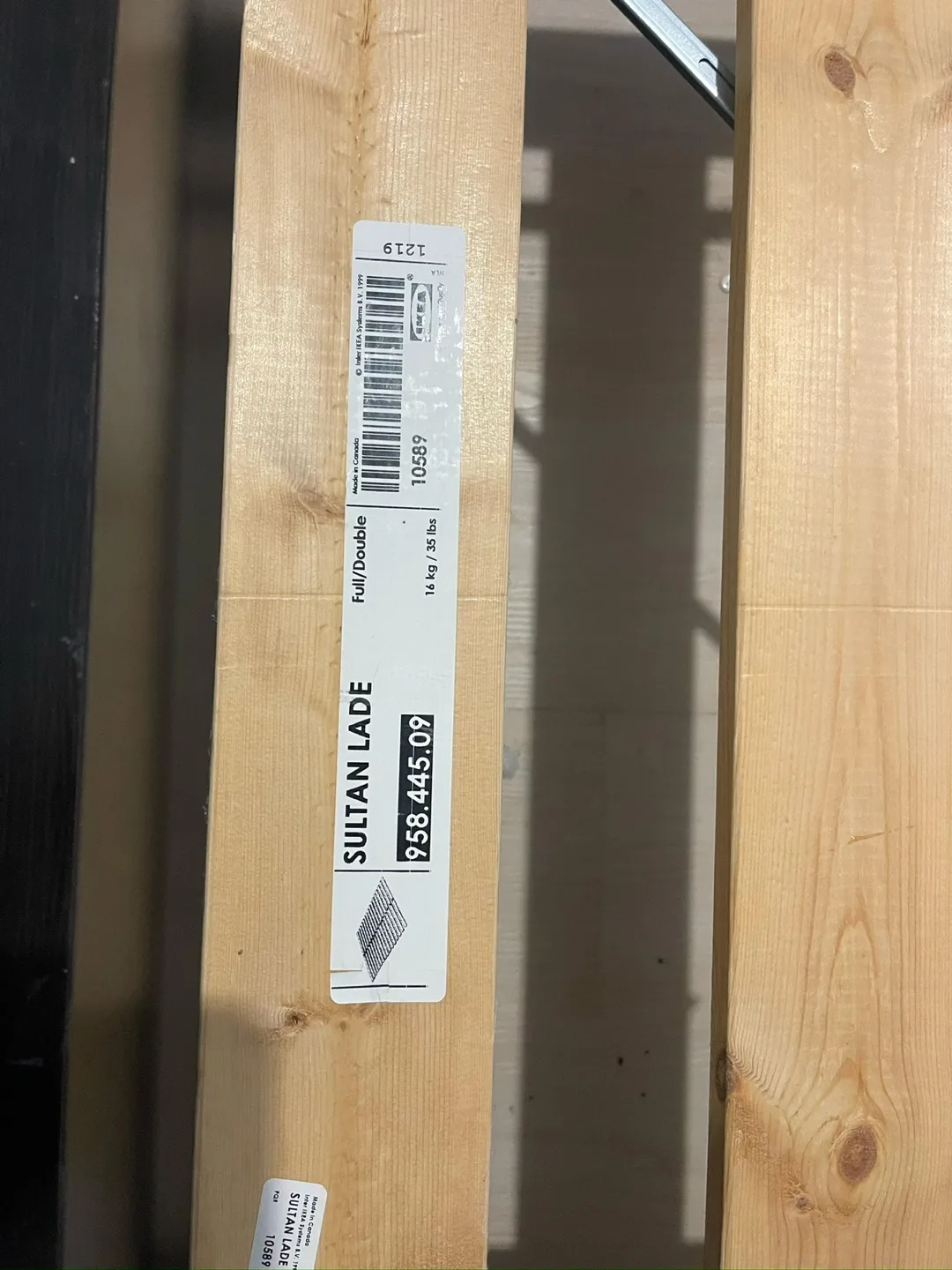 #freecycle IKEA HOPEN bed frame, full/double with a mattress image indicator(7)
