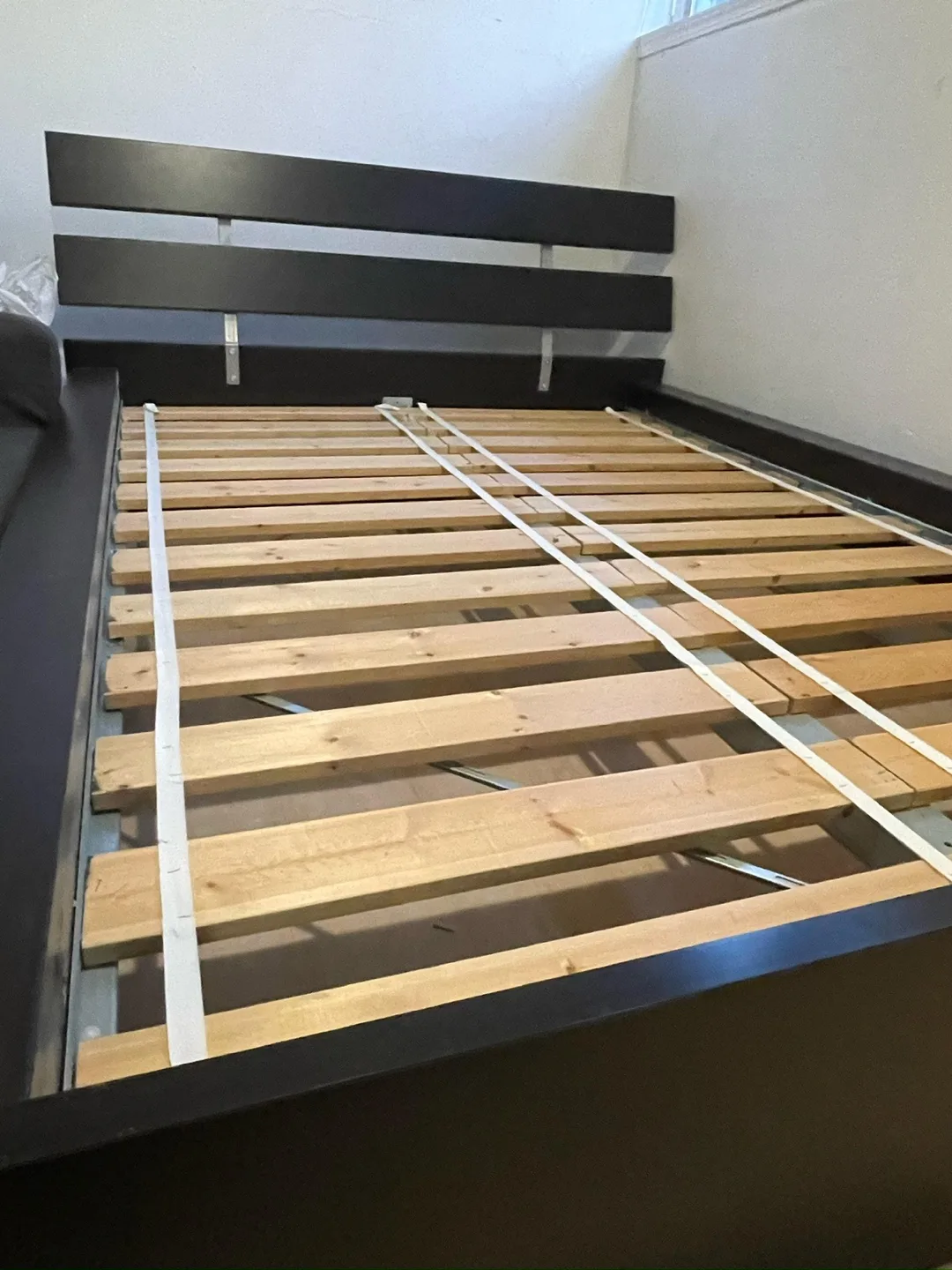 #freecycle IKEA HOPEN bed frame, full/double with a mattress image indicator(4)