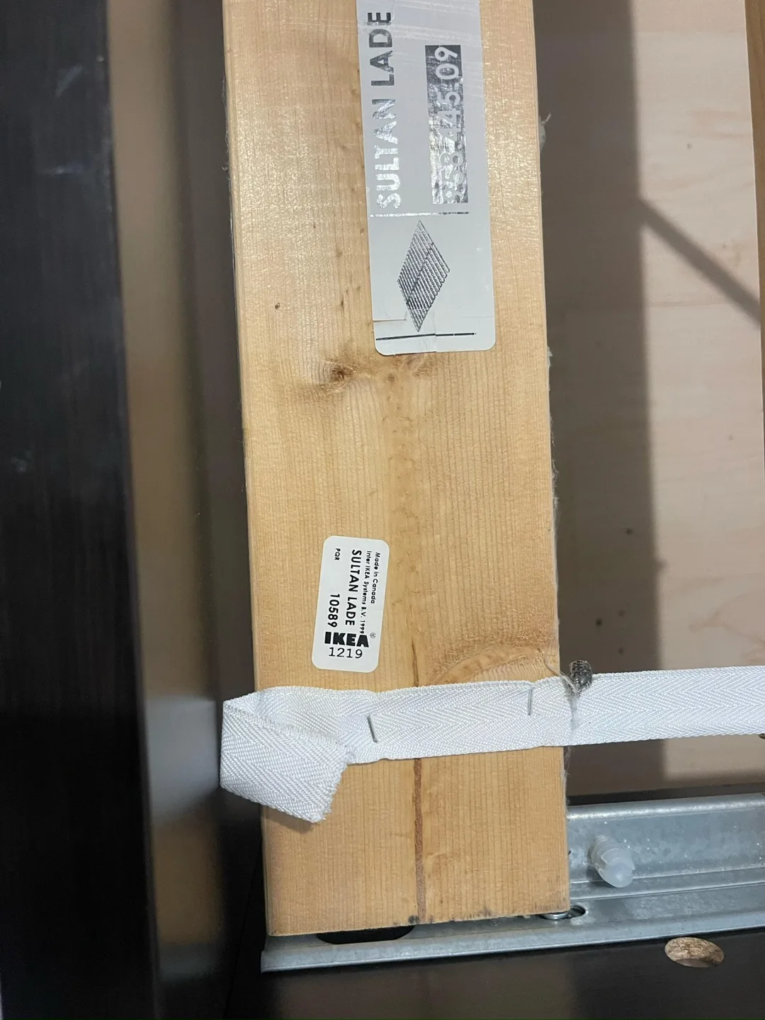 #freecycle IKEA HOPEN bed frame, full/double with a mattress image indicator(2)