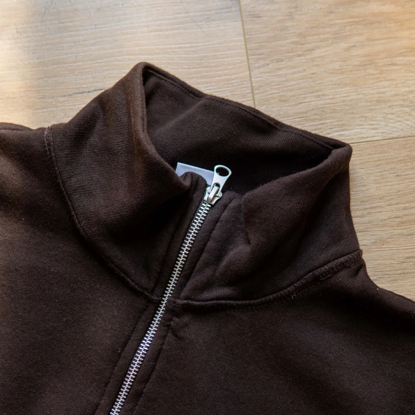Zara Brown Half Zip Sweatshirt image indicator(2)