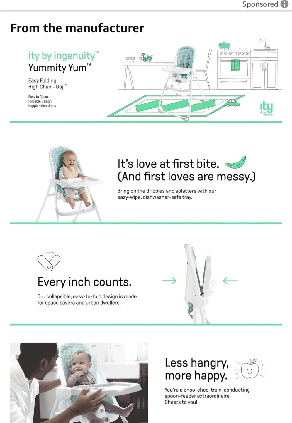 Ingenuity Yummity Yum High Chair image indicator(5)