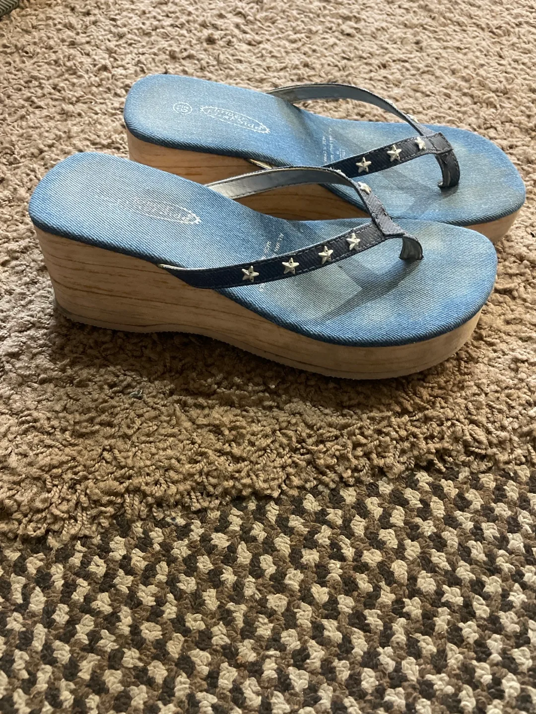 Blue jeans sandals image indicator(2)