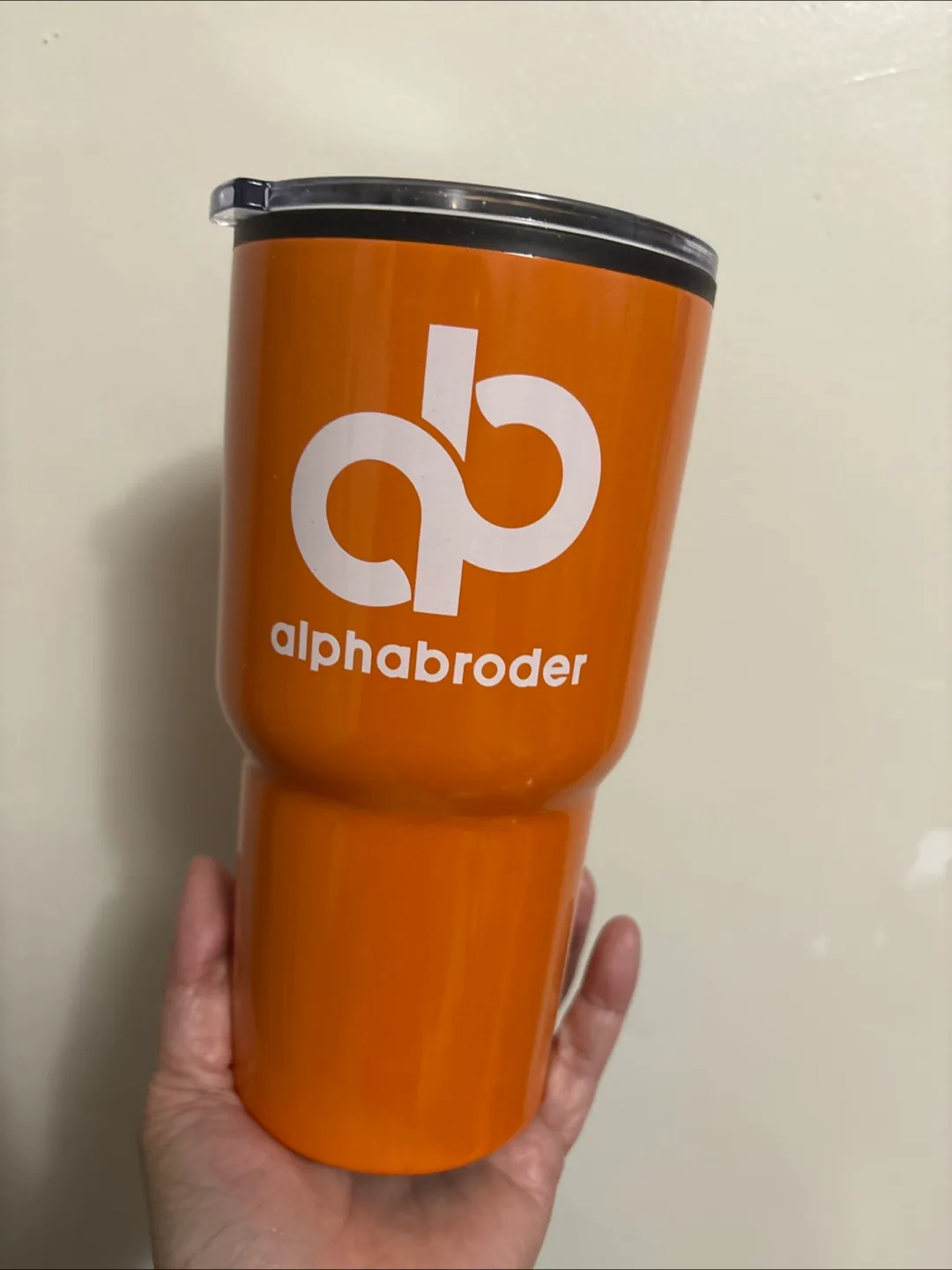 Orange Tumbler with Lid thumbnail