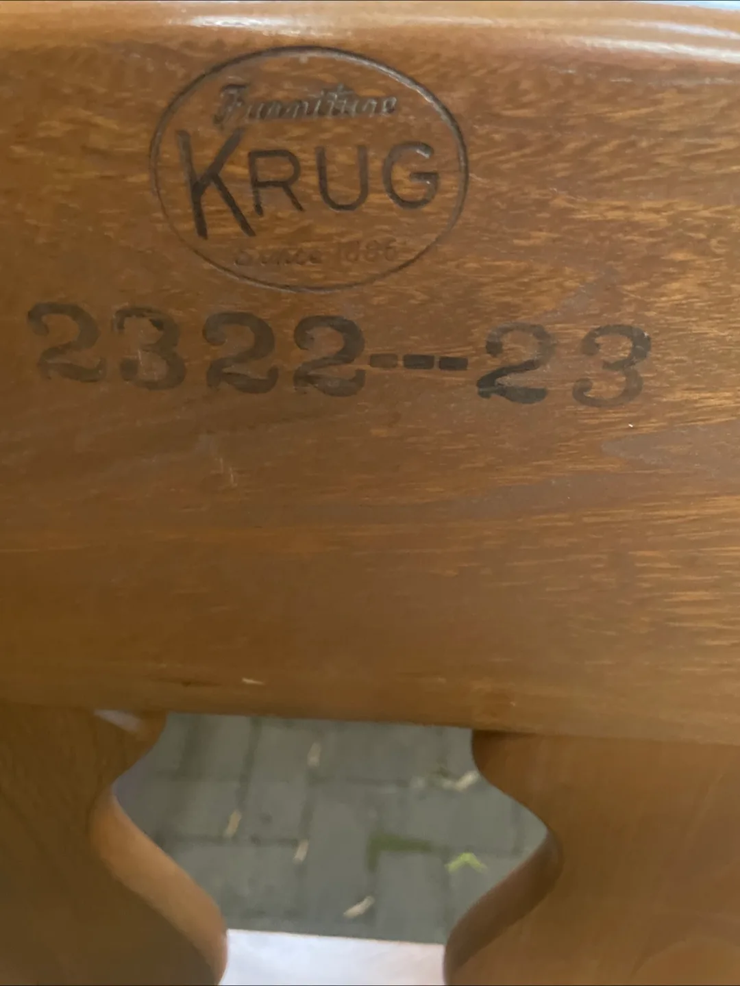 Solid Oak  Krug Bed Frame with Headboard image indicator(3)