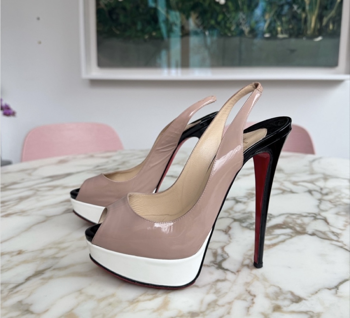 Christian Louboutin Slingback Heels - photo 3