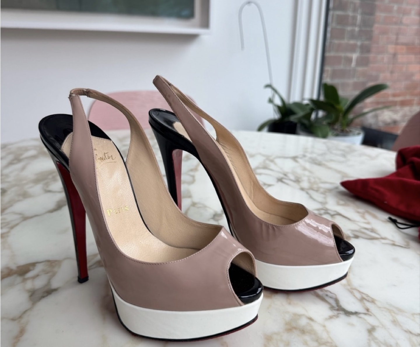 Christian Louboutin Slingback Heels