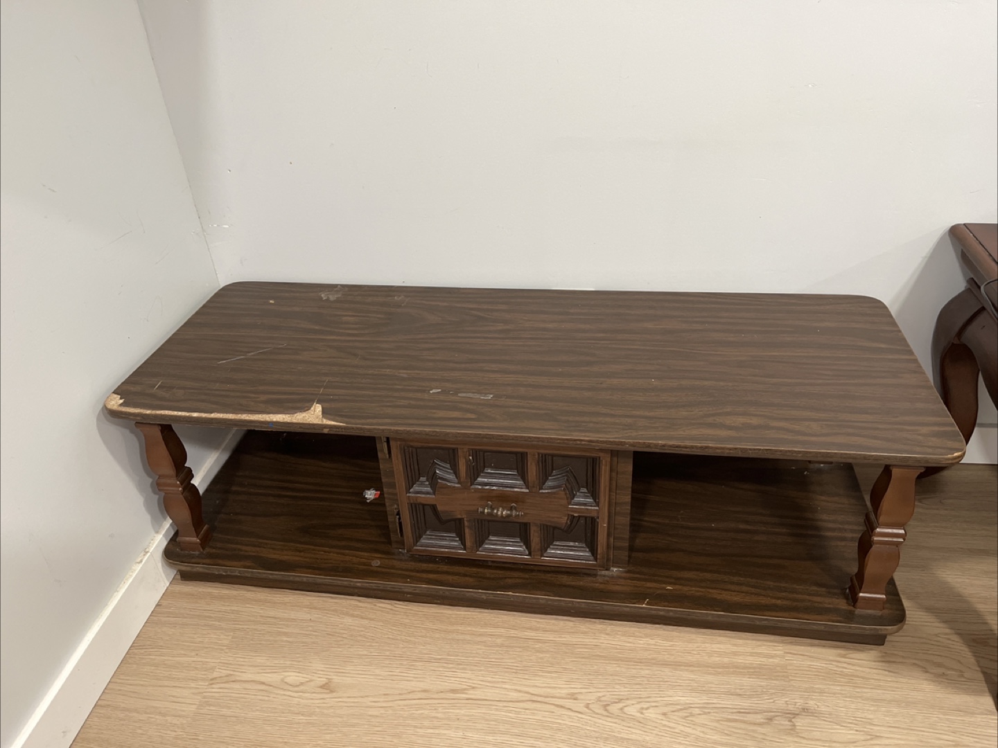 Dark Wood Coffee Table