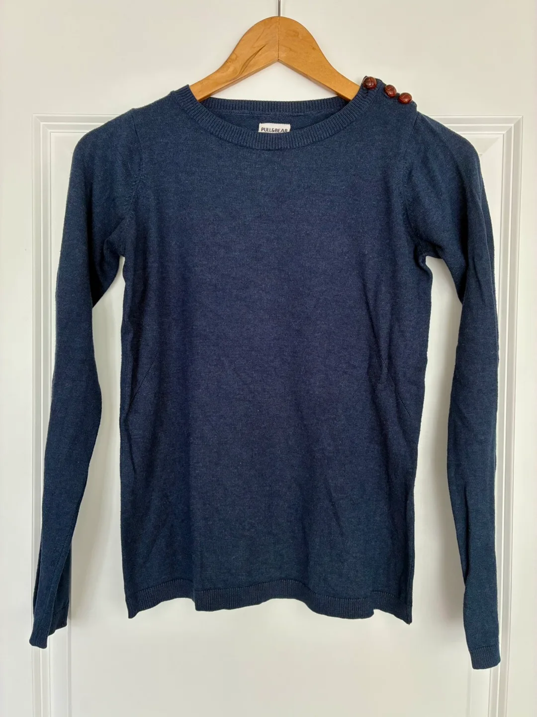 Pull&Bear Navy Blue Sweater thumbnail