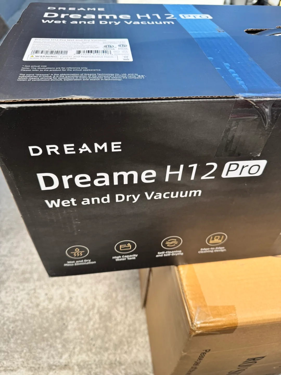 Dreame H12 Pro Wet and Dry Vacuum Cleaner - New In Box image indicator(3)