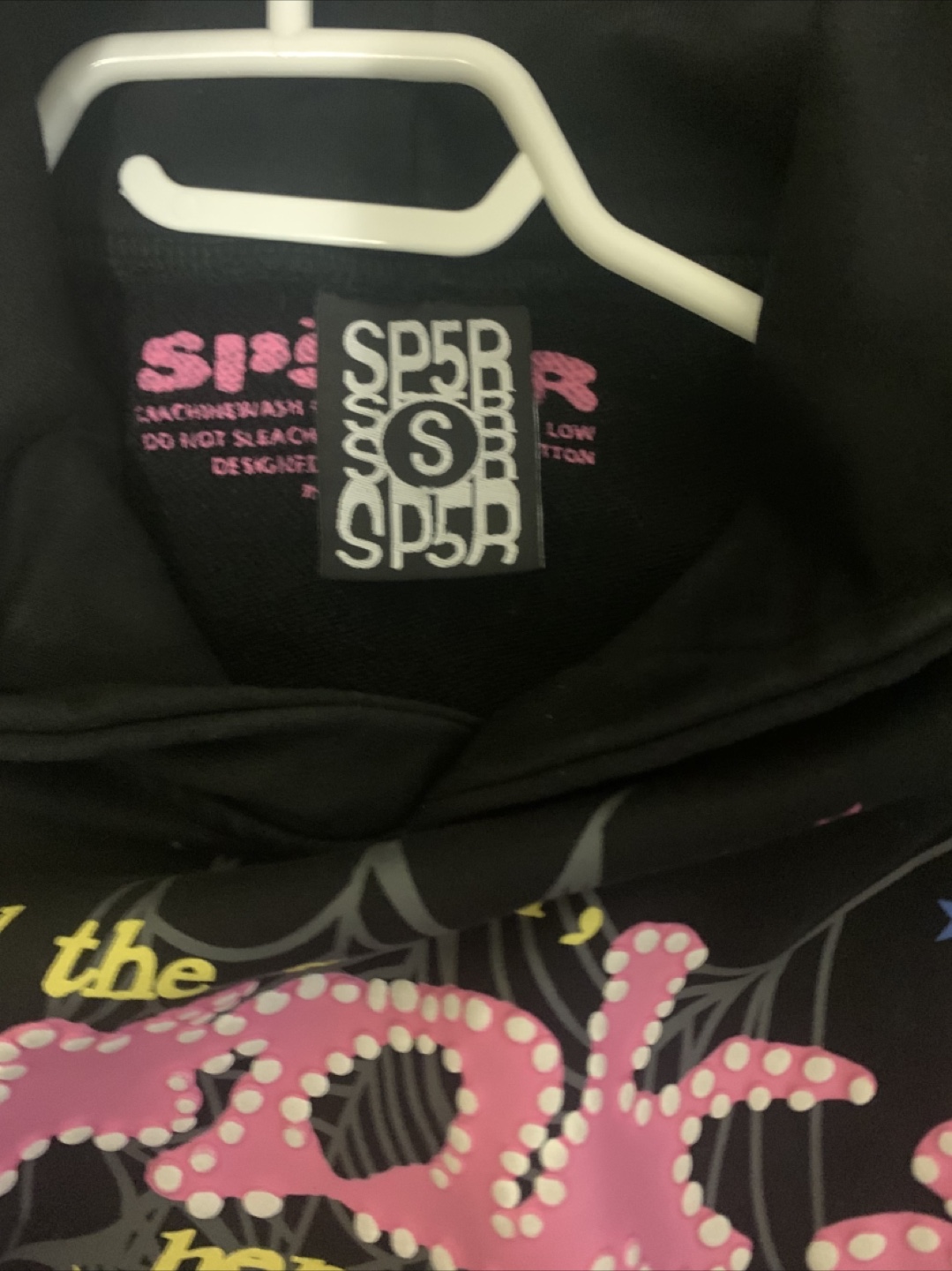 SP5ER Black Graphic Hoodie - photo 2