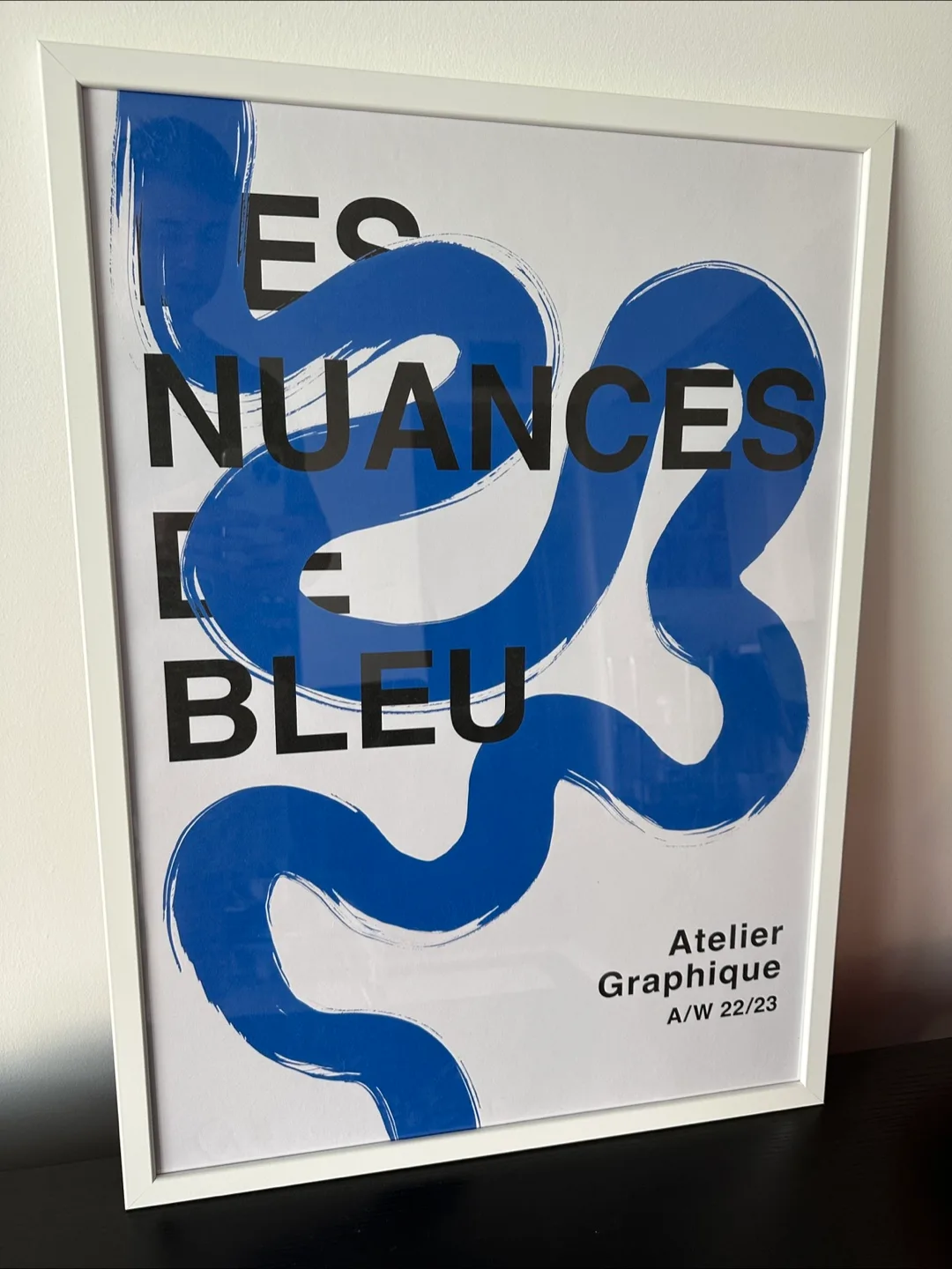 Framed Print - Les Nuances de Bleu thumbnail