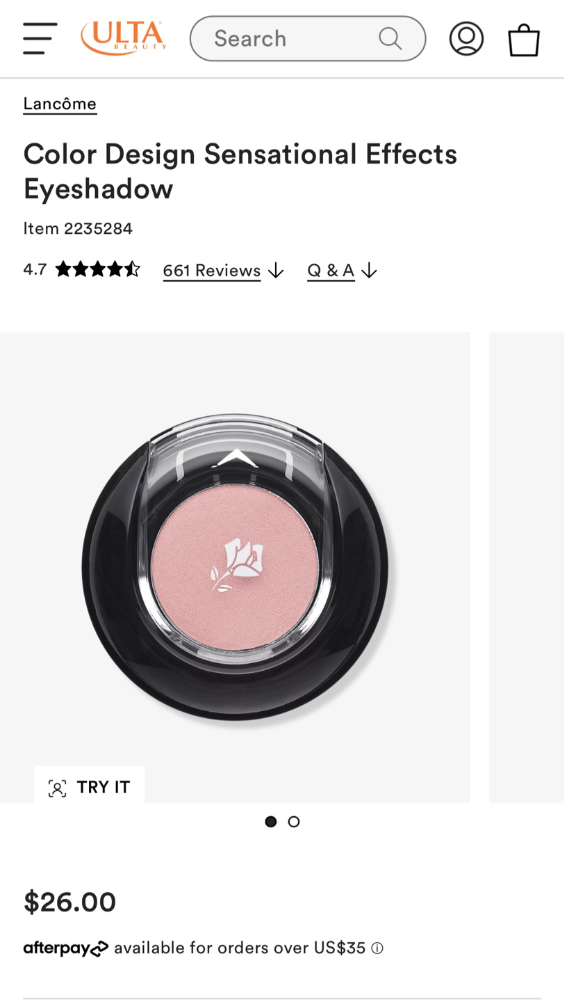 ✨Brand New✨Lancôme Color Design Sensational Effect Eyeshadow - photo 2